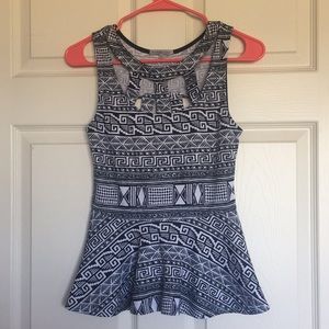 Cute patterned tank